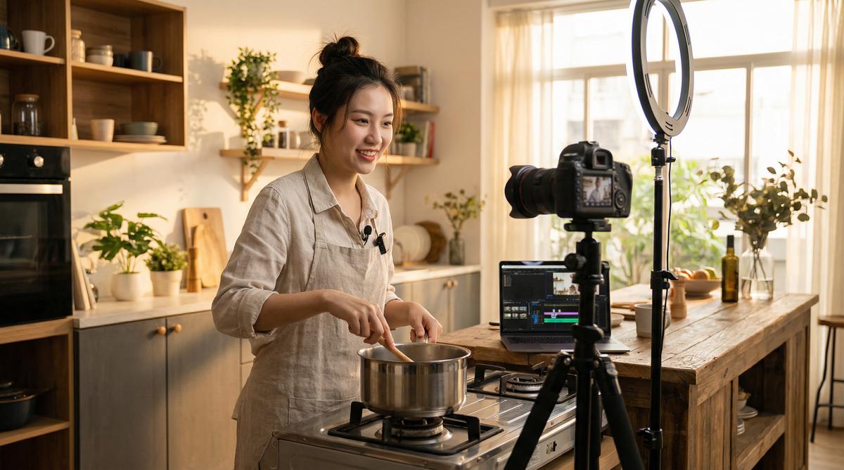 抖荫短视频视频-美食VLOG视频